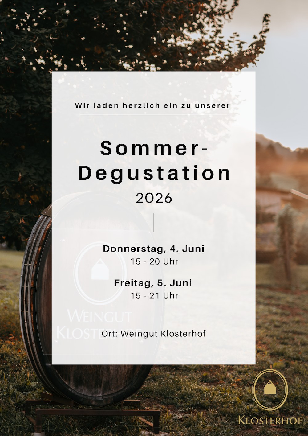 Sommerdegustation 2026